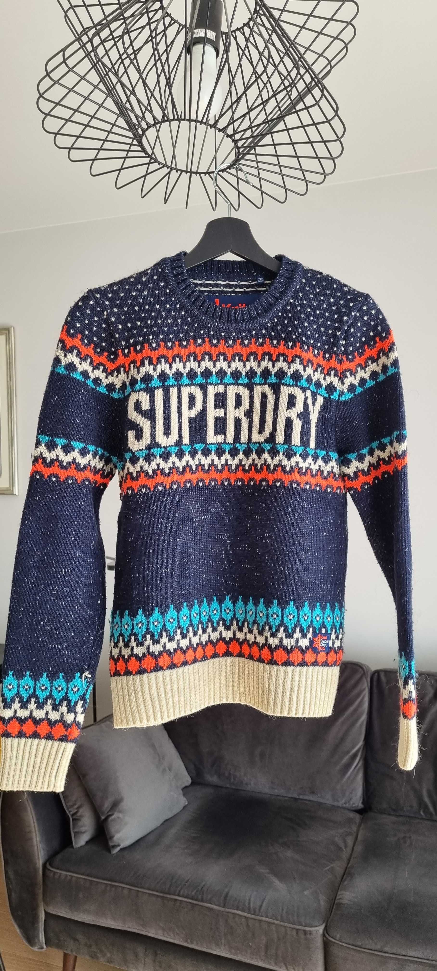 Sweter zimowy Superdry, rozm. M