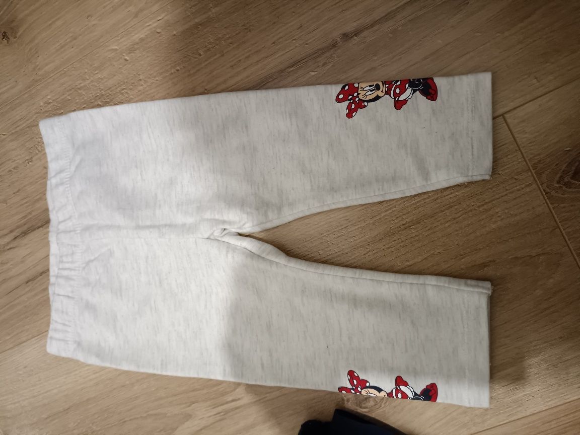 Sukienka z koronką haftem Minnie +legginsy rozm.68 Topomini