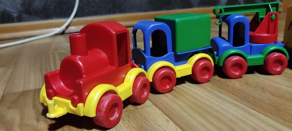 Машинки, поезд, вадер, одним набором