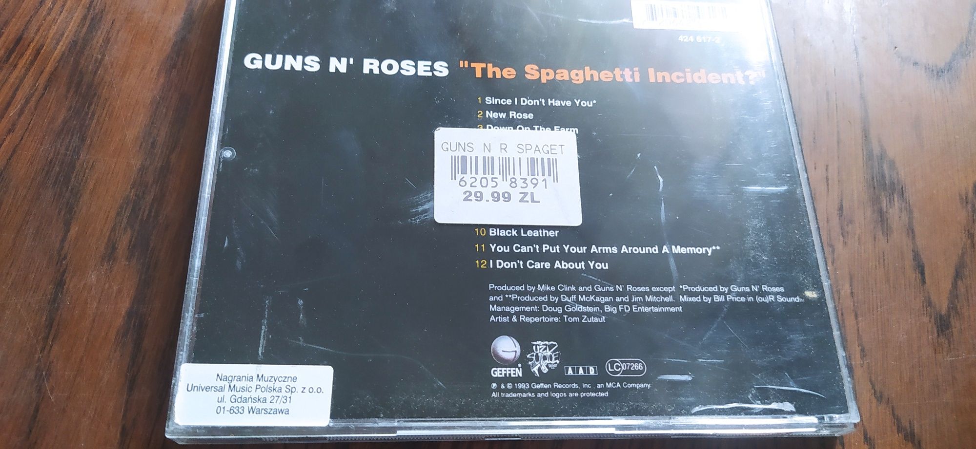 Guns n' roses The Spaghetti Incydent? CD