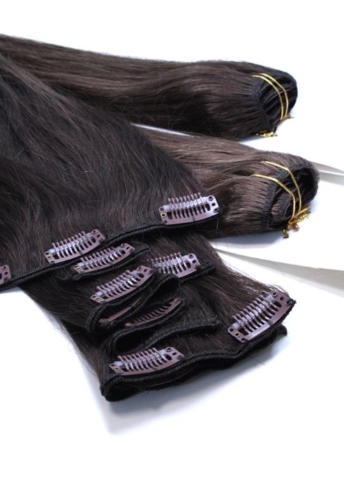 Zestaw włosów naturalnych na clipsy! 7 taśm 45 cm za jedyne 229,99 zł
