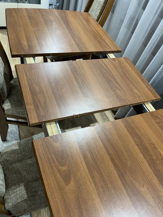 Stôł i 6 krzeseł w zestawie