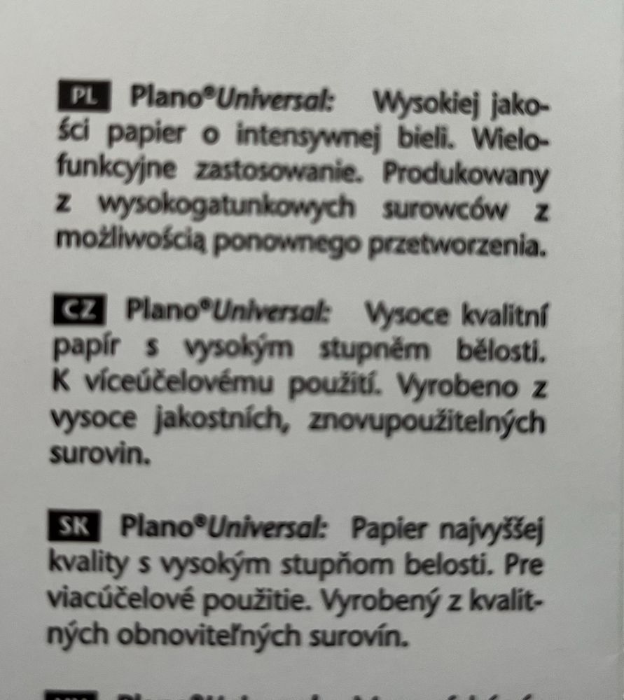 Papier do drukarki