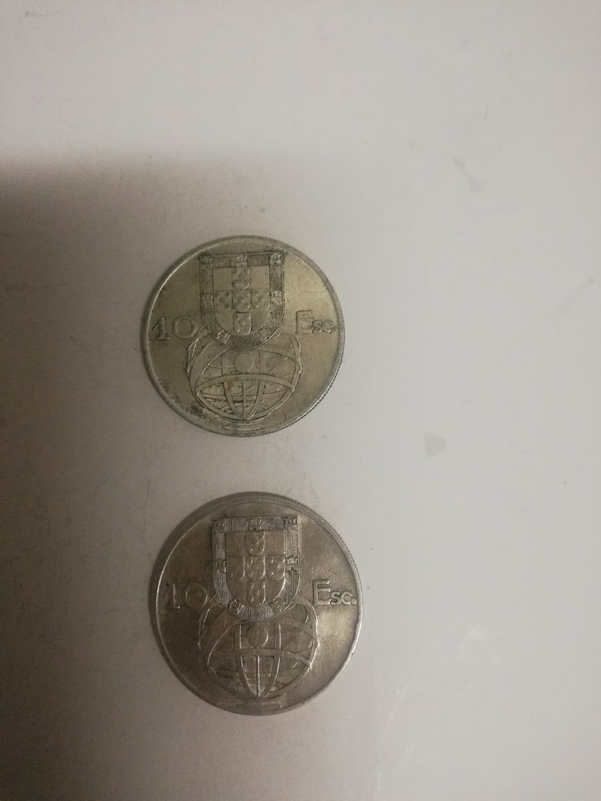 Moedas 10 Esc. Prata