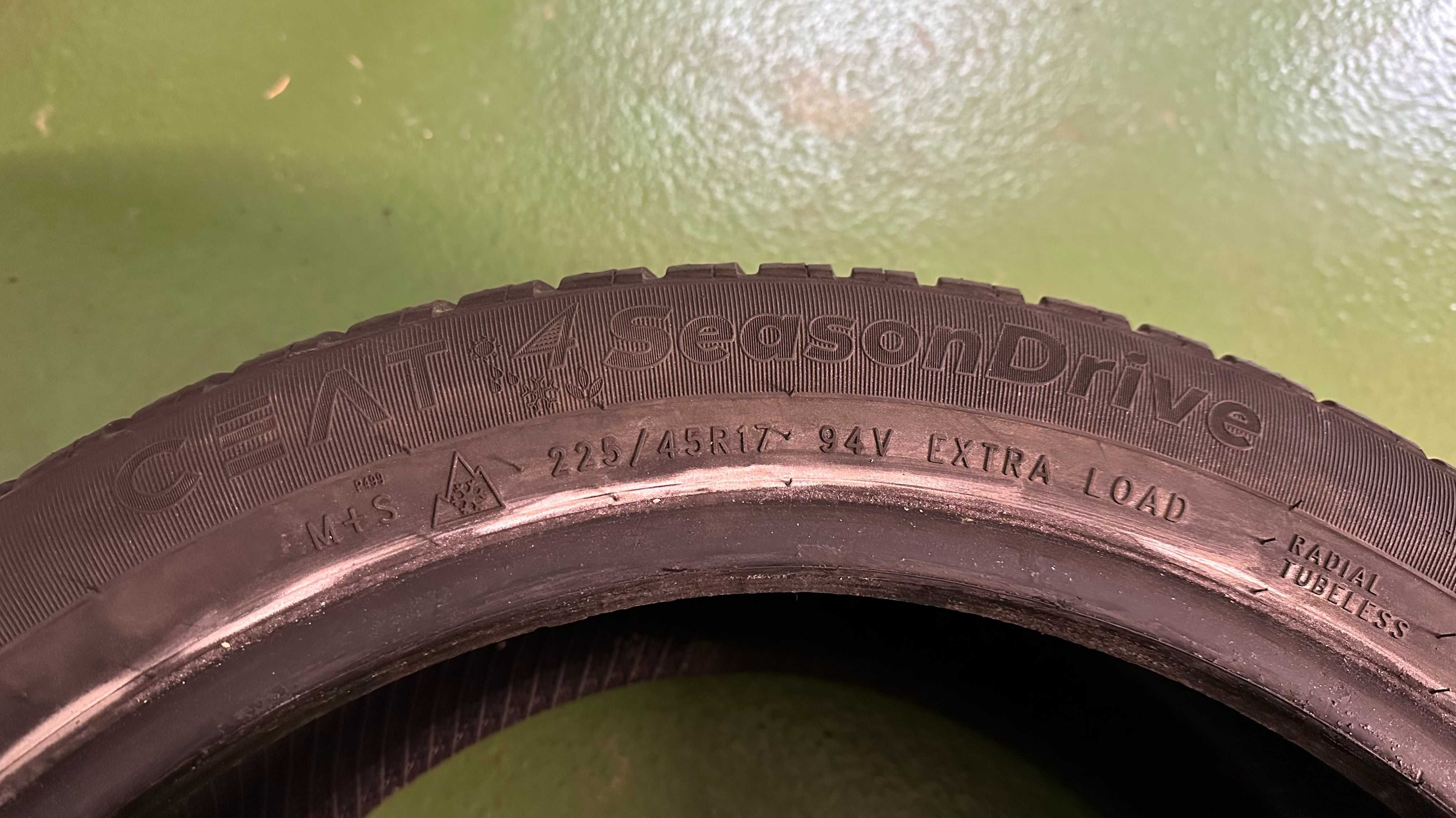 Para 225 45 R17 94V Ceat 4 Seasons Drive bieżnik 2x7,2mm