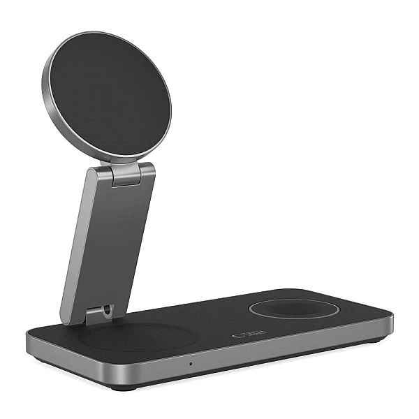 Tech-Protect Qi15W-A47/3In1 Magnetic Magsafe Wireless Charger Black