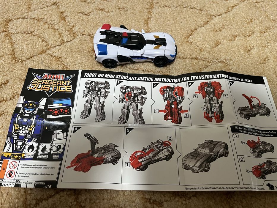 Робот тобот трансформер міні сержант джастіс джастис young toys