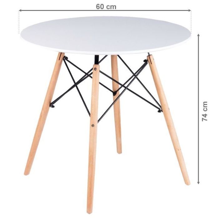 Stół stolik nowoczesny do jadalni salonu kuchni 60cm