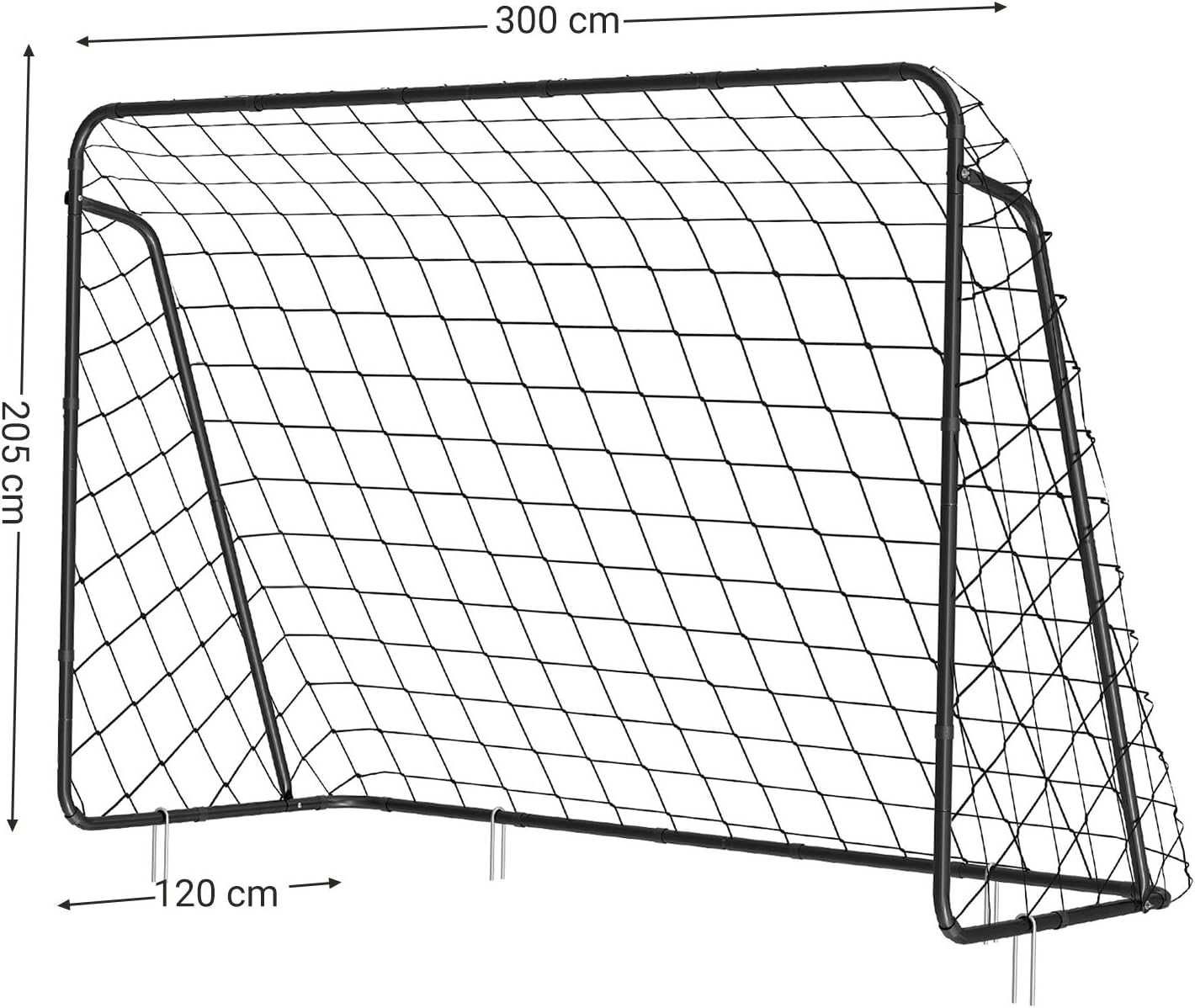 Bramka piłkarska + mata celnościowa 3x2m duża dla dzieci do piłk