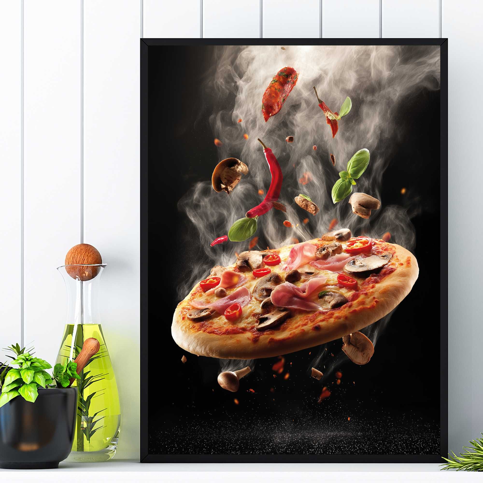 plakat pizza, plakat reklamowy pizza, obraz pizza, pizza