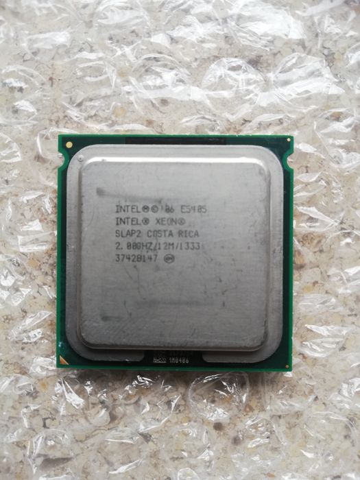 Cpu Intel Xeon E5405
2.00 GHZ / 12 M / 1333

Entrego em mão zona de Co