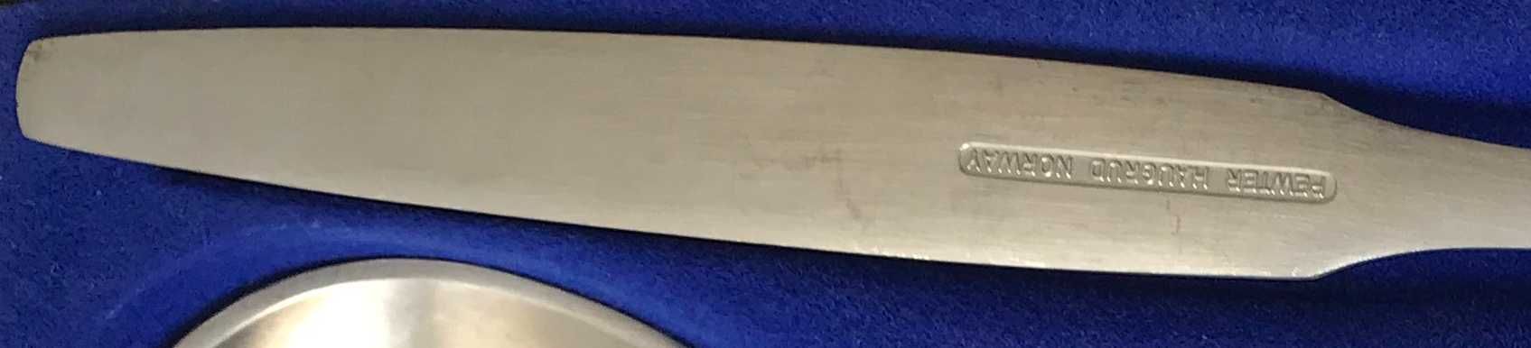 Talheres de Salada Marca PEWTER HAUGRUD NORWAY