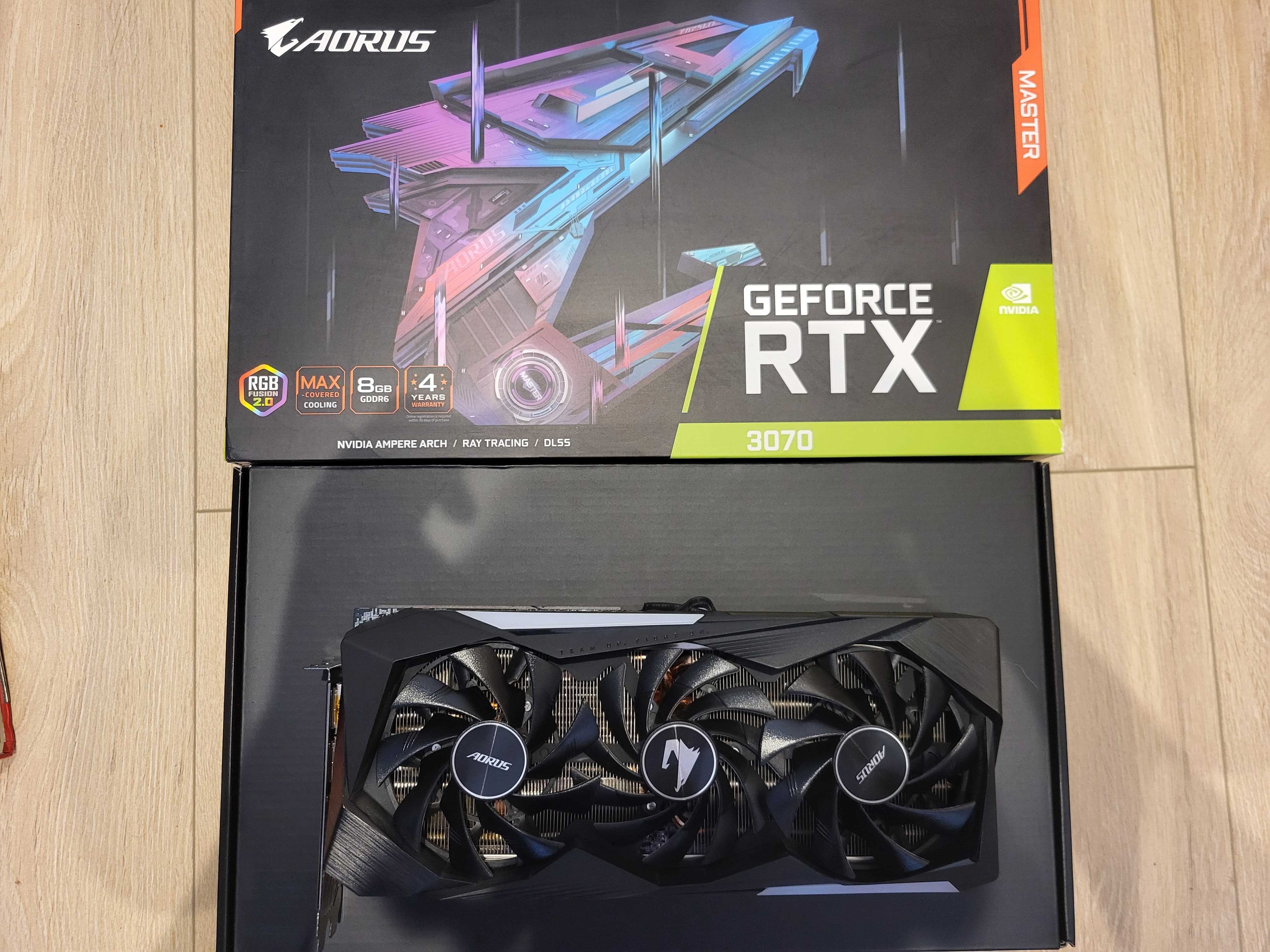 Karta graficzna Gigabyte GeForce RTX 3070 AORUS MASTER LHR 8GB GDDR6