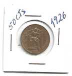 50 Centavos 1926 - Antiga