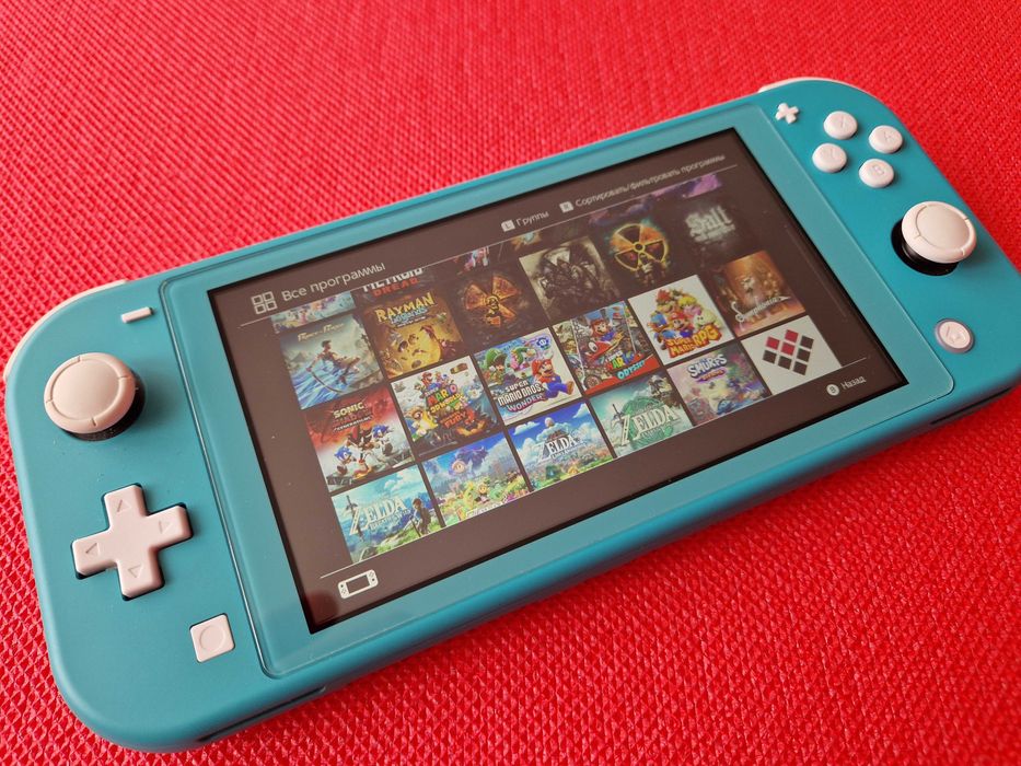 Nintendo switch lite + ігри, кп 128 гб