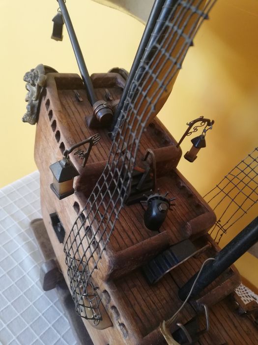 Bardzo stary Galeon Santa Maria duży ciężki