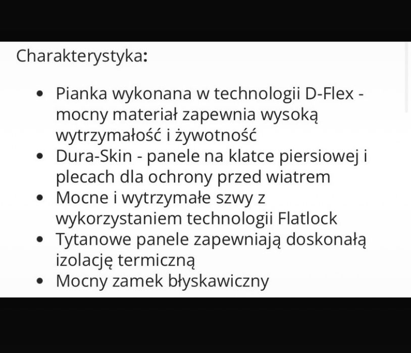 Pianka junior G-force JXL 14 lat