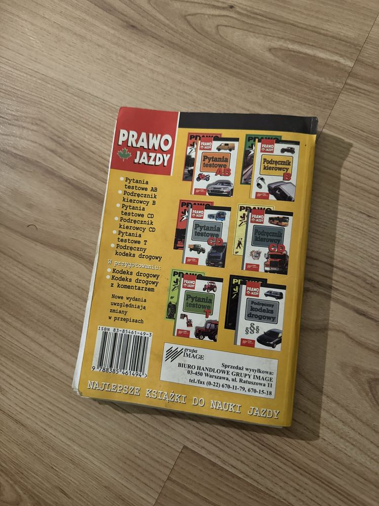 Podręcznik kierowcy B pakiet z pytaniami A B T