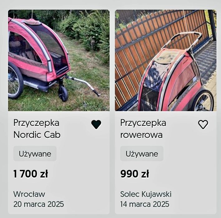 Przyczepka rowerowa Nordic Cap 2 osobowa