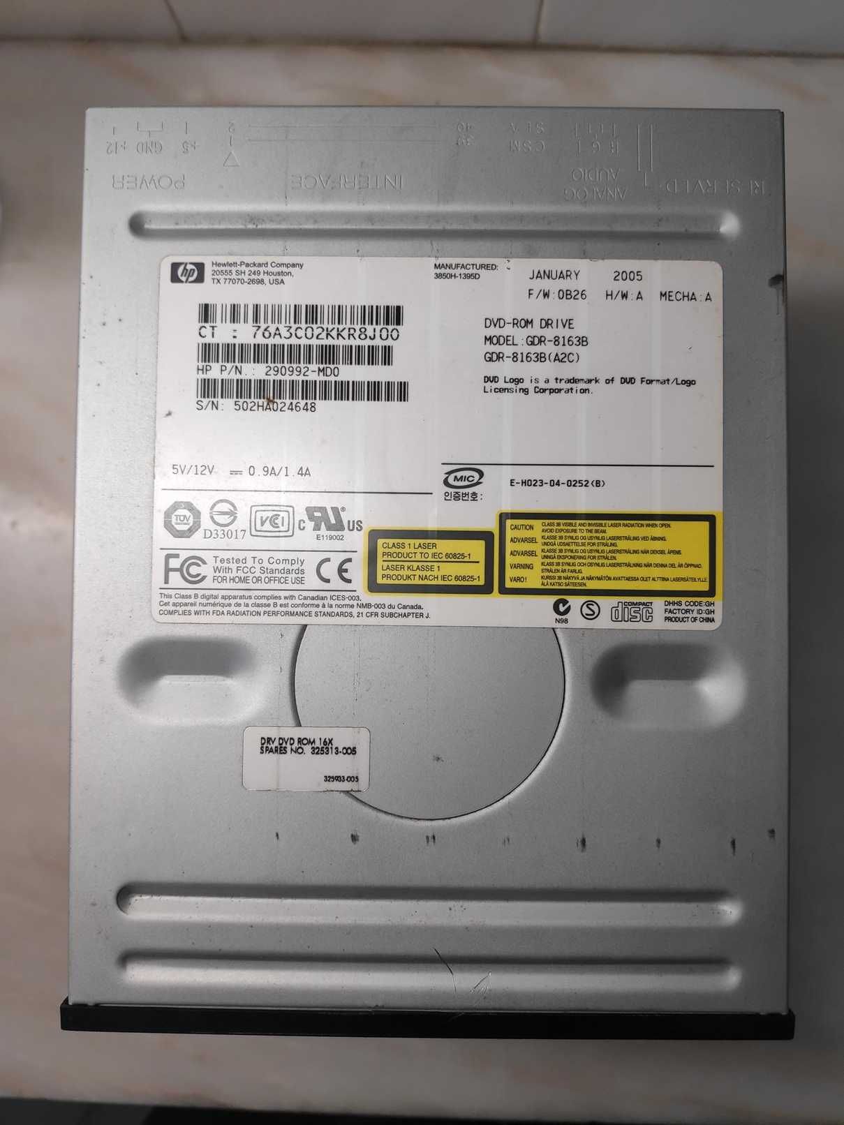 Drives leitor gravador de CD e DVD