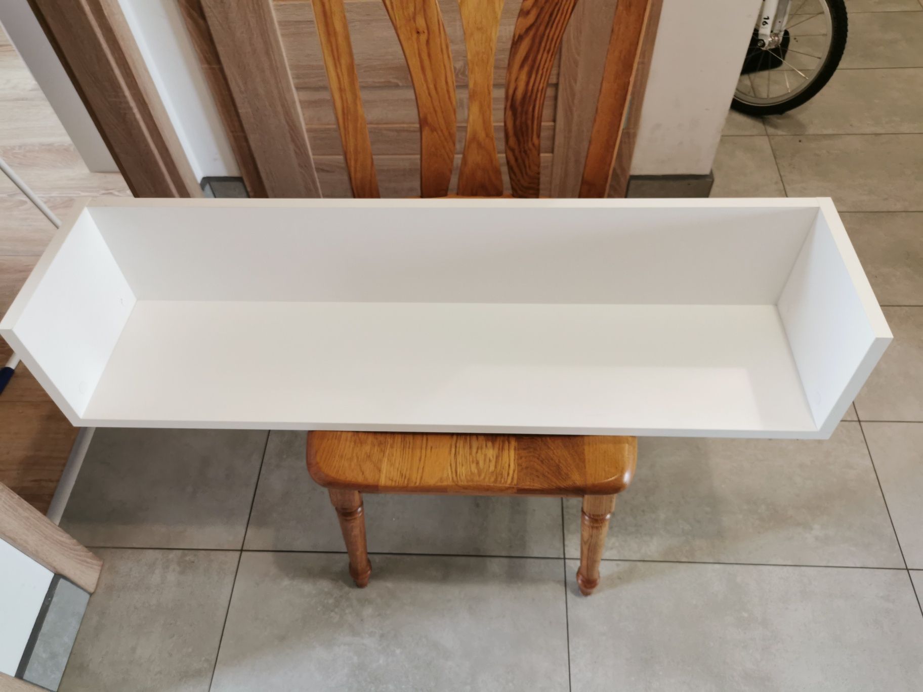 półka ścienna biała marki BRW 100x24x20cm - nieużywana