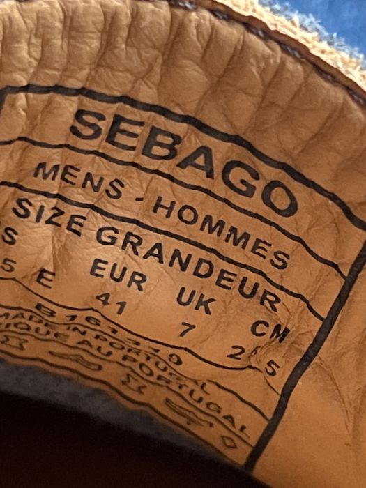 Sprzedam buty mokasyny żeglarskie SEBAGO rozmiar 41 wkładka 26.0 cm