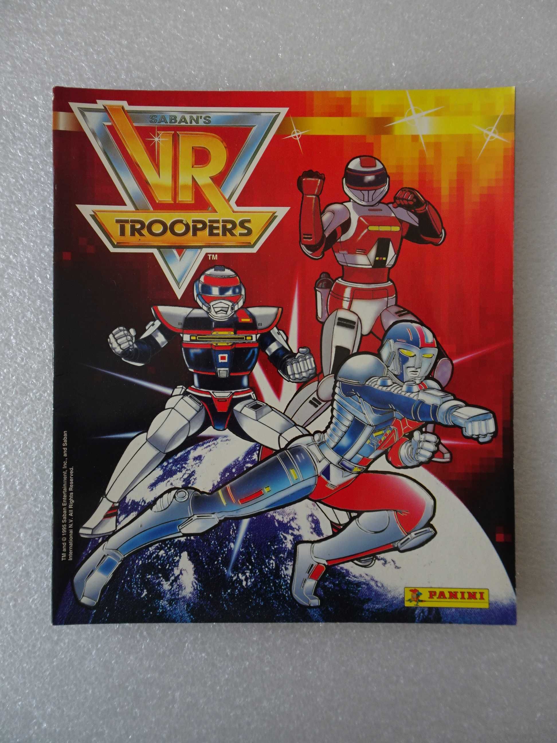 Caderneta de cromos vazia VR Troopers - Panini