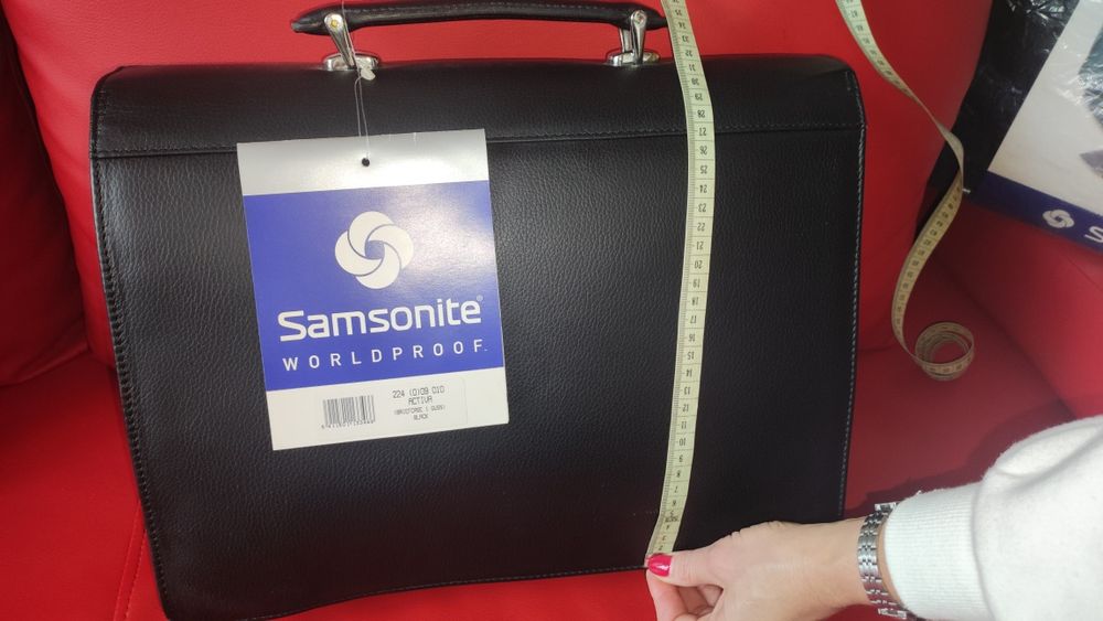 Teczka skóra 100% Samsonite Activa Nowa z metką 60% taniej