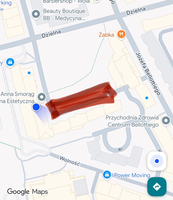 Parking naziemny strzeżony Dzielna 21, Belottiego 3, Warszawa