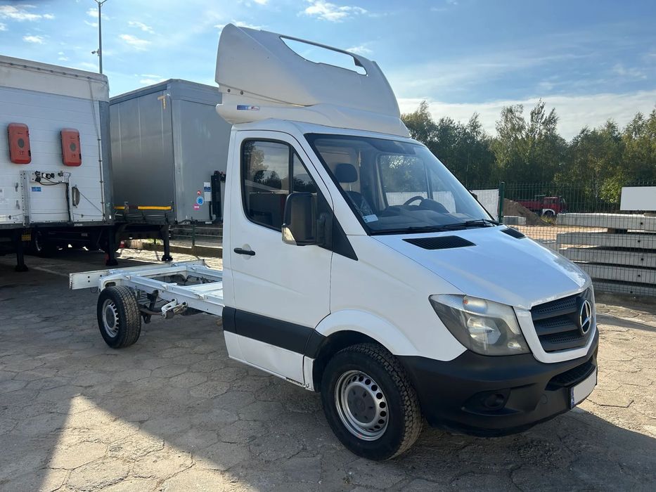 Mercedes-Benz SPRINTER 314 CDI / AUTOMAT / RAMA DO ZABUDOWY / SPRAWNY i JEŻDŻACY / RAMA BEZ KOROZJI / 2018 ROK / POLSKI SALON !!  Rama do zabudowy / Faktura VAT 23% / Skrzynia automatyczna moc 143 KM