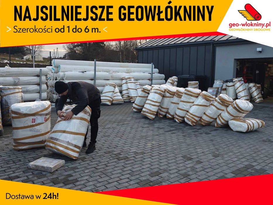Geowłóknina Geowłókniny PP Polipropylen do 6m 200 400