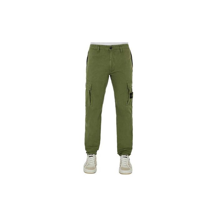 Штани STONE ISLAND 303WA Brushed Cotton Cargo Pants Cold Dyed Olive