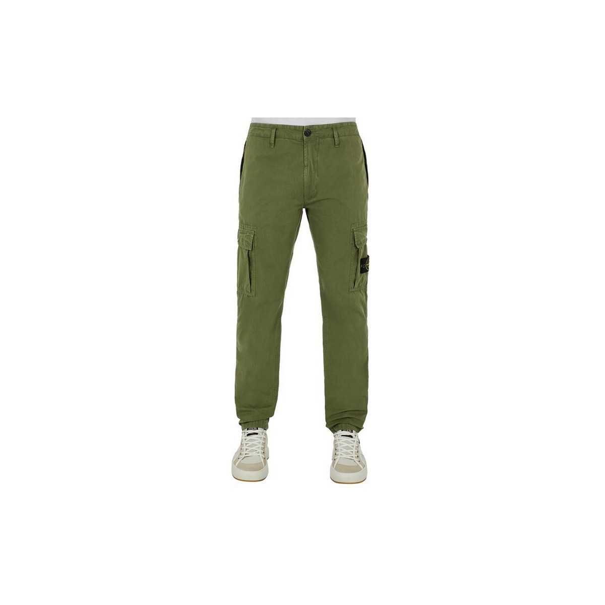 Штани 303WA Brushed Cotton Cargo Garment Dyed 'old' Effect Olive