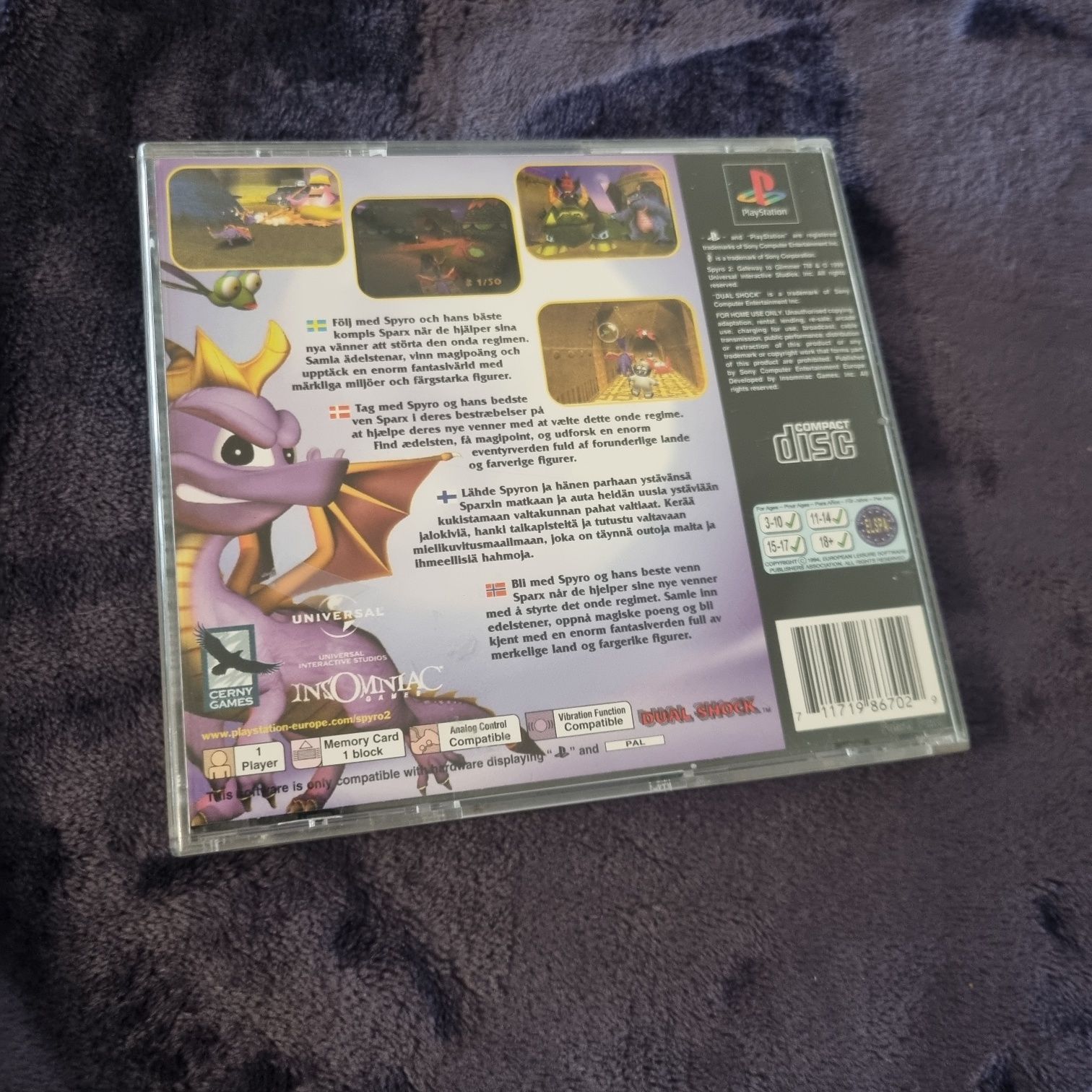 Spyro 2 Sony Playstation 1 Ps1