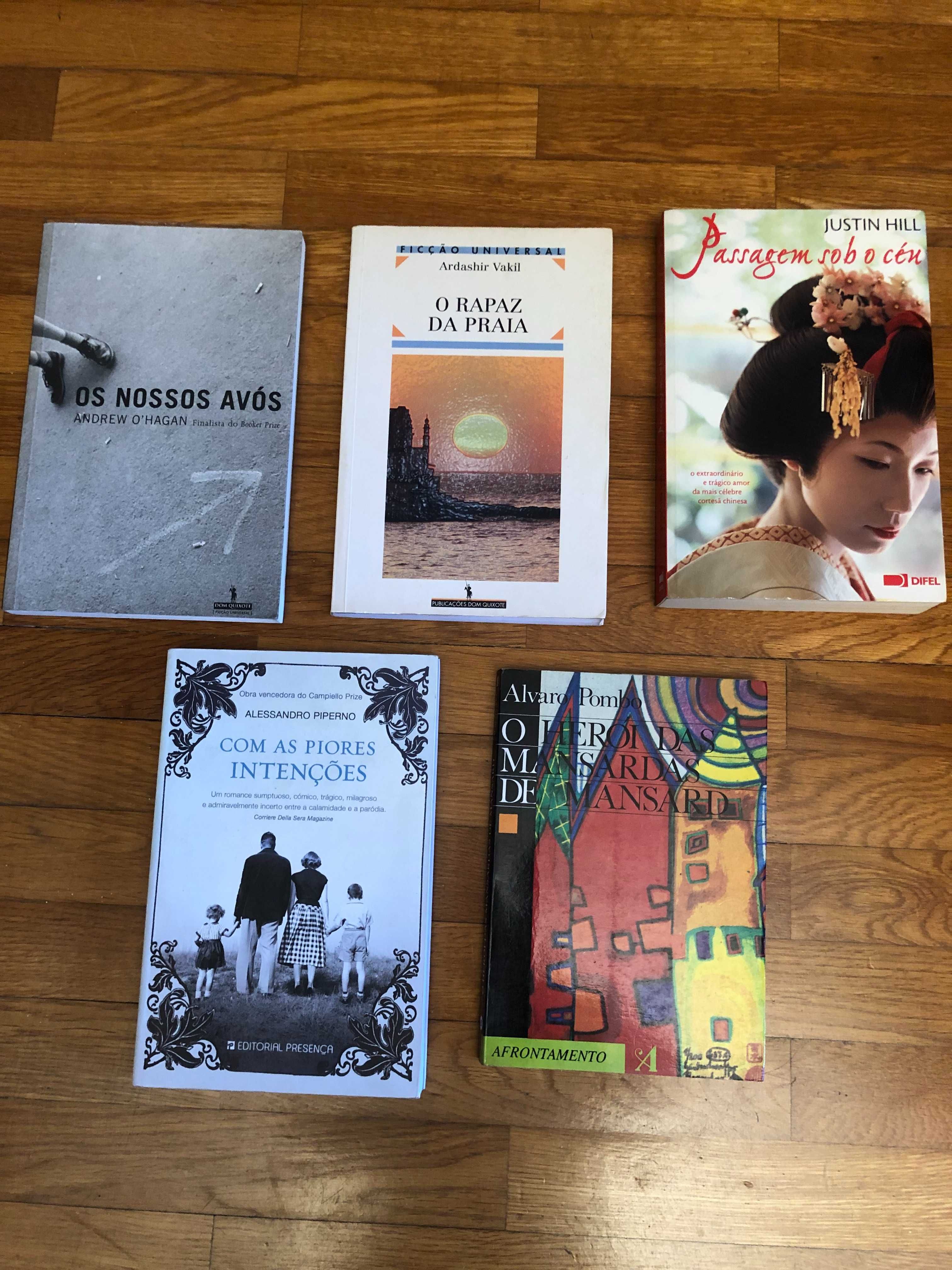 Literatura estrangeira Piperno, Pombo, O'Hagan, Justin Hill, Vakil