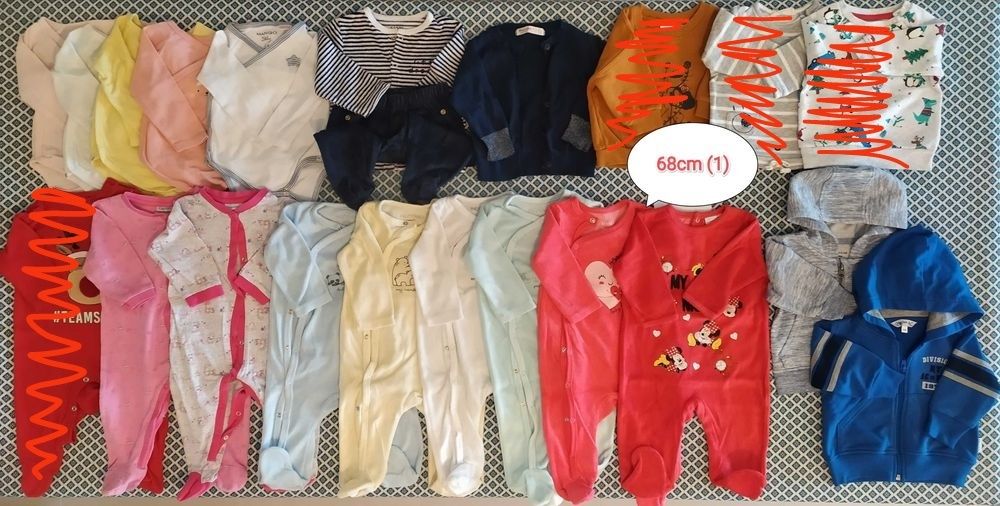 Roupa Bebé - 6 meses (68cm) a 9 meses (74cm)