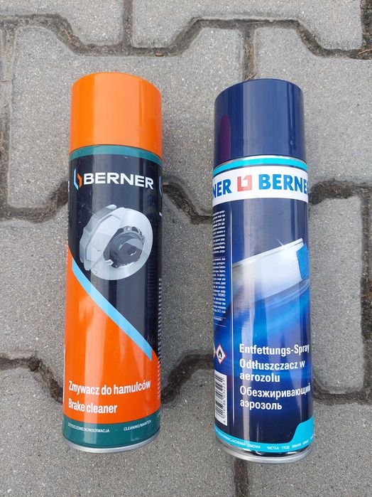 Zmywacz do hamulców odtłuszczacz Berner 500 ml 10 sztuk