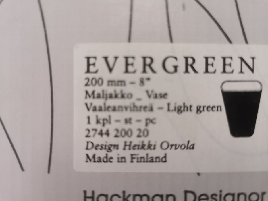 Vaso Iittala Evergreen (NOVO)