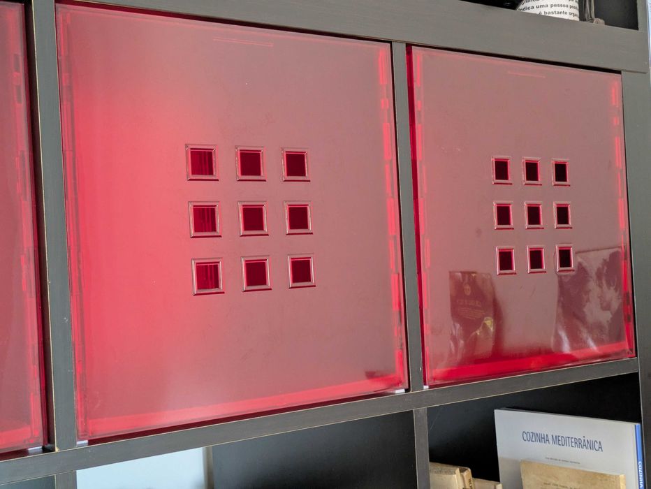 Lote 5 Caixas Vermelhas IKEA para Estante Kalax