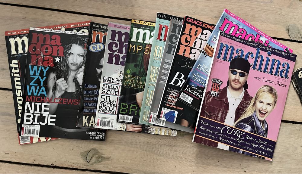 Kolekcja archiwalnych numerów Teraz Rock, Magazyn Muzyczny i Machina!!