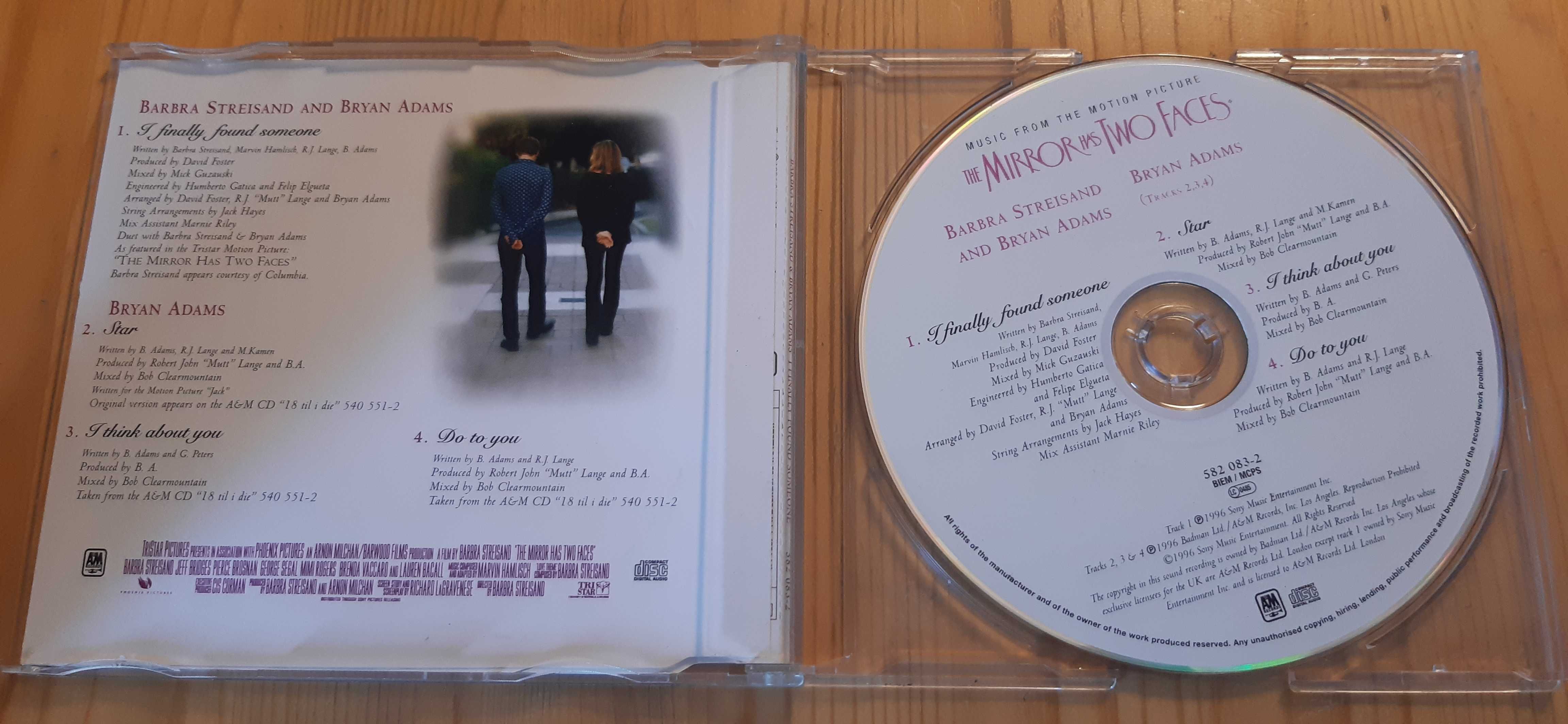 I Finally Found Someone(CD), bryan adams singel