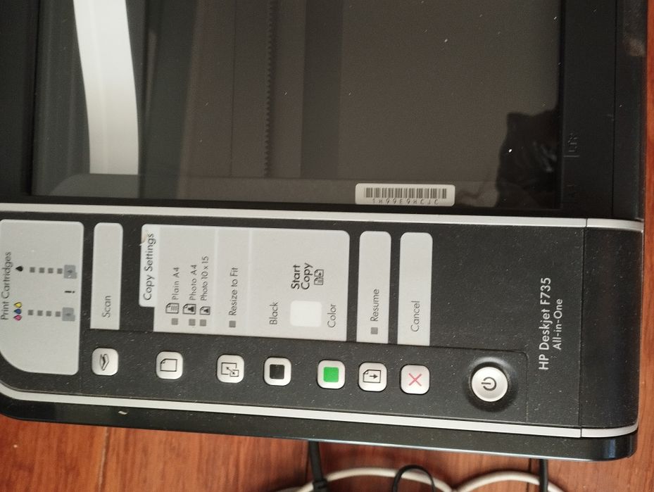 Kolorowa drukarka HP deskjet F735