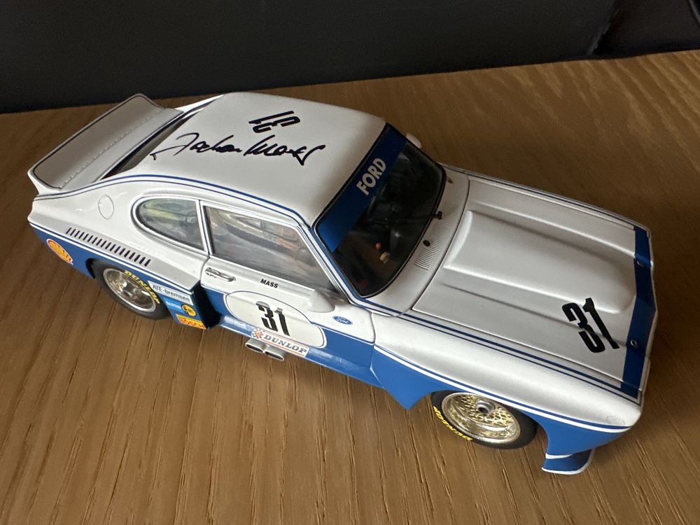 Minichamps ford capri rs310 z autografem jochen mass, no autoart 1:18
