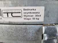 Bednarka ocynkowana 30x4, 50 kg.