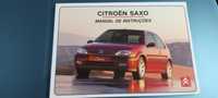 Livro de Instruções Citroen Saxo