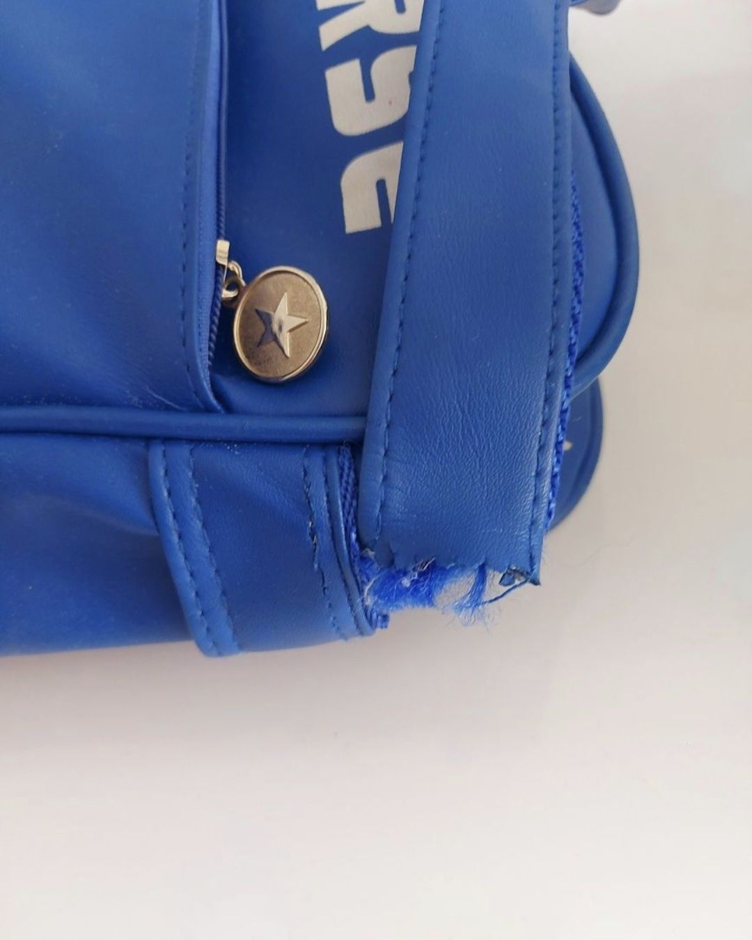 Converse torba A4 na ramię torebka niebieska do szkoły na codzień
