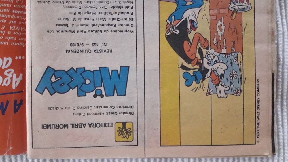 Mickey, Patinhas, Donald 3 livros 6€