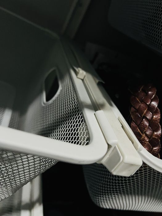 Ikea Algot szyna biała 40 cm do koszy drucianych