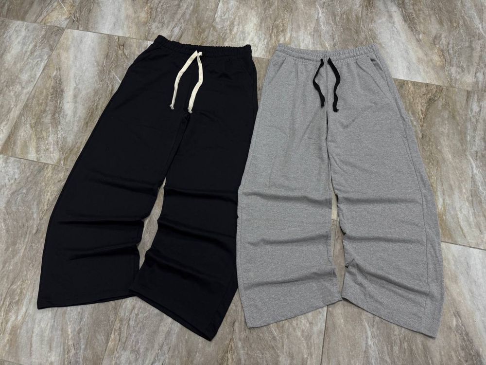 Широкі чорні спортивки Baggy Sweatpants jogger широкие штаны flared