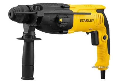 Перфоратор сетевой STANLEY SHR264K: SDS+, P= 800Вт. J= 3,4Дж, 3 режима